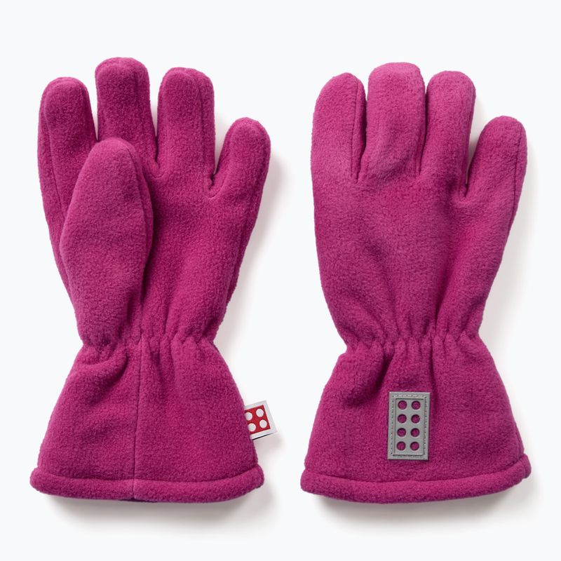 Guanti da neve per bambini LEGO Lwazun 722 fuchsia 2