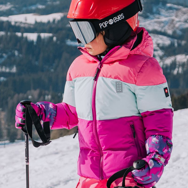 Giacca da sci bambino Lego Lwjaz 805 pink 6