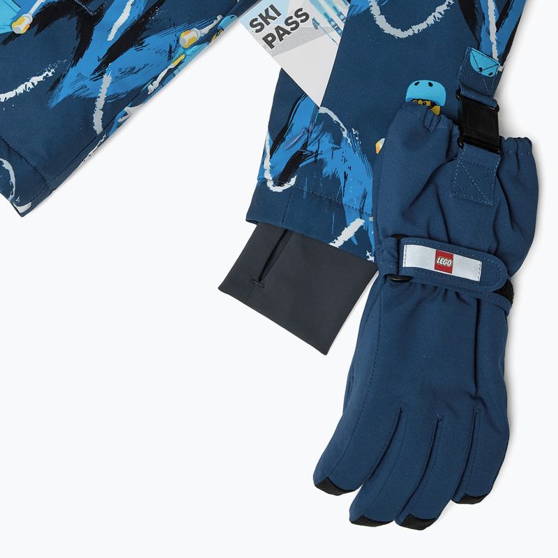 Giacca da sci bambino LEGO Lwjian 704 dark blue 4