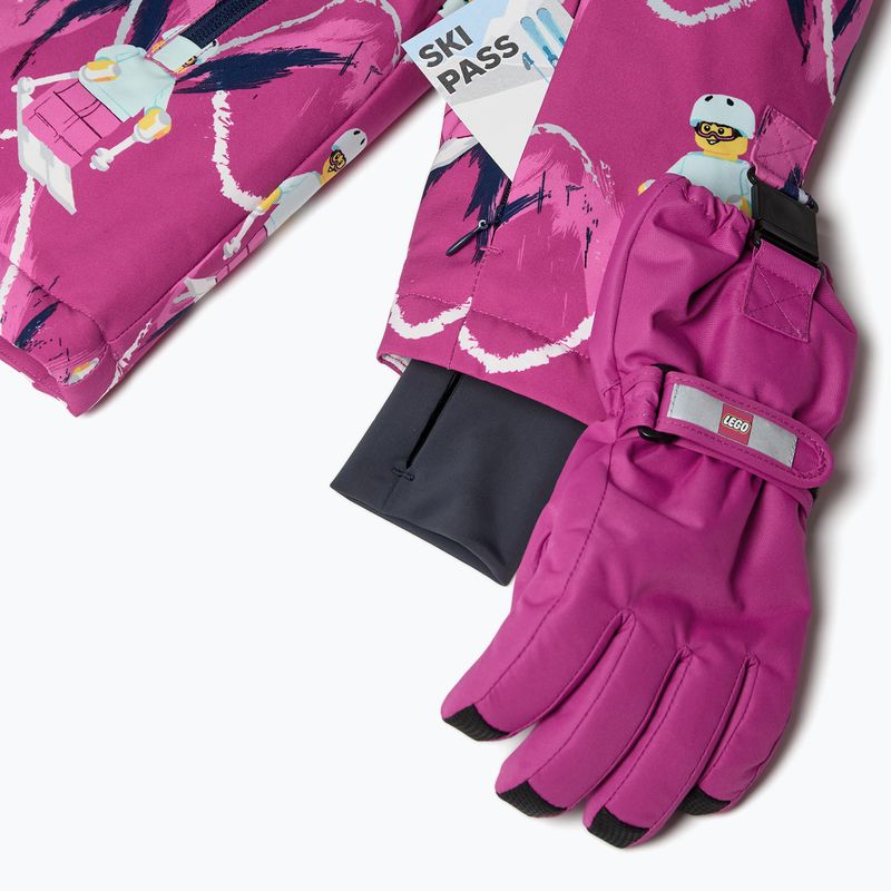Giacca da sci bambino LEGO Lwjian 704 fuchsia 4
