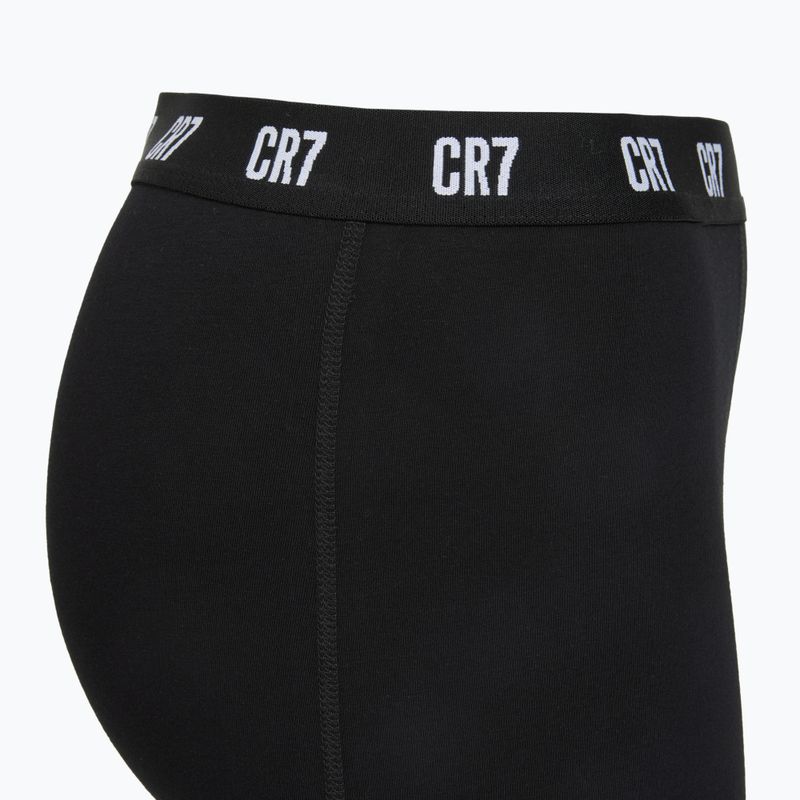 Boxer da uomo CR7 Fashion Trunk 2 pack black 4