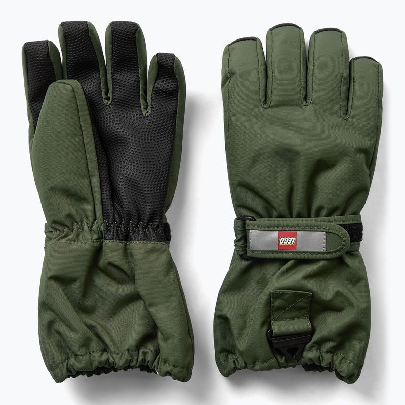 Guanti da sci per bambini LEGO Lwatlin 700 dark green 2