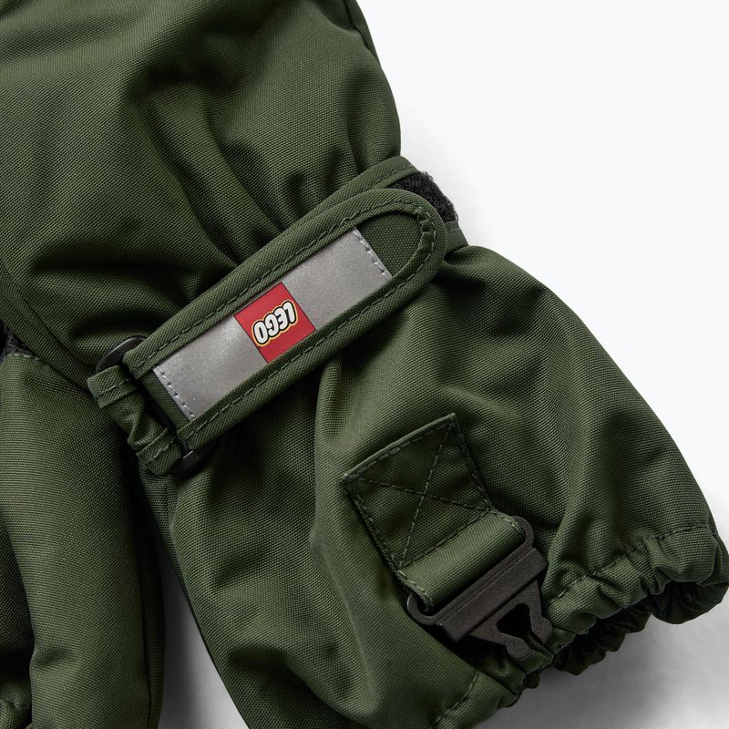 Guanti da sci per bambini LEGO Lwatlin 700 dark green 4