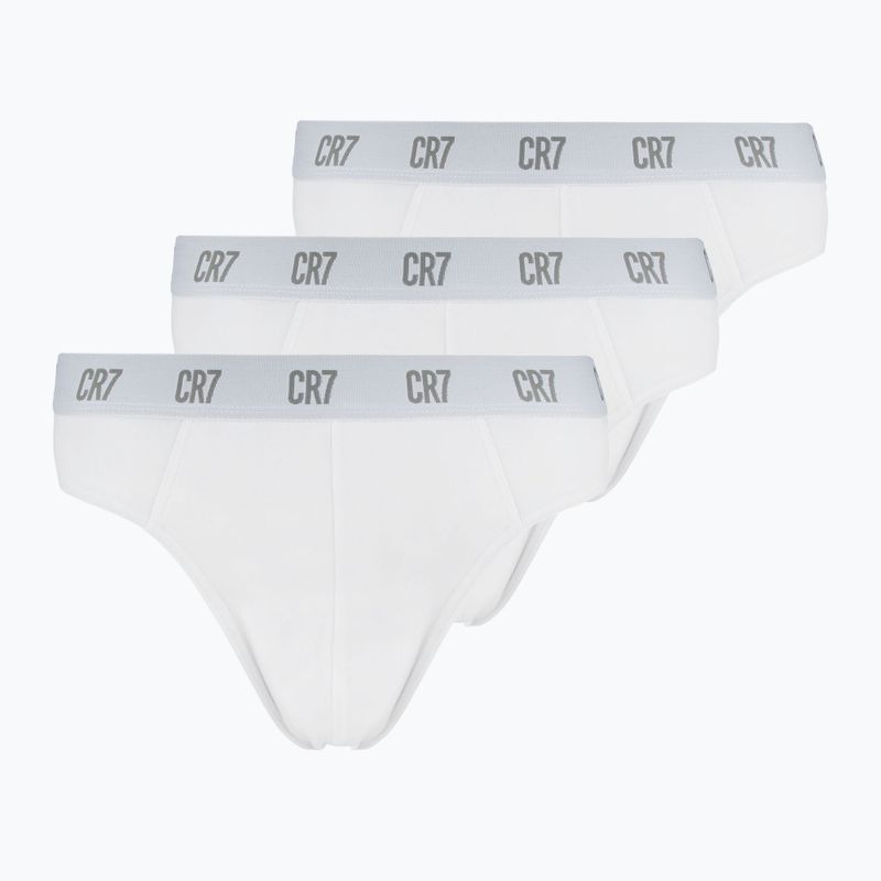 Boxer da uomo CR7 Basic Brief 3 paia bianco