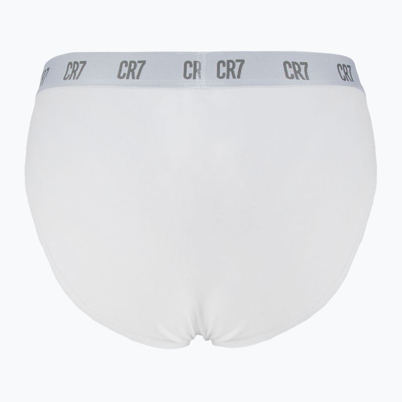 Boxer da uomo CR7 Basic Brief 3 paia bianco 3