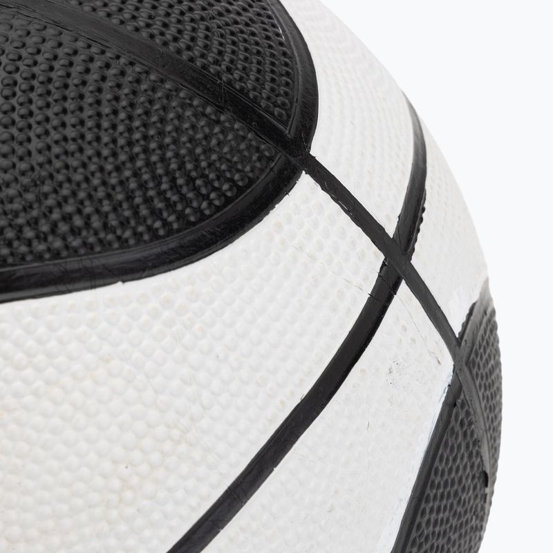 Palla da Pallacanestro per bambini SELECT Basketball Street v23 bianco/nero taglia 7 3