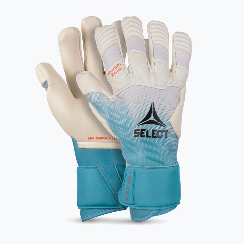 Guanti da portiere SELECT 88 Pro Grip Aqua v23 turchese/bianco