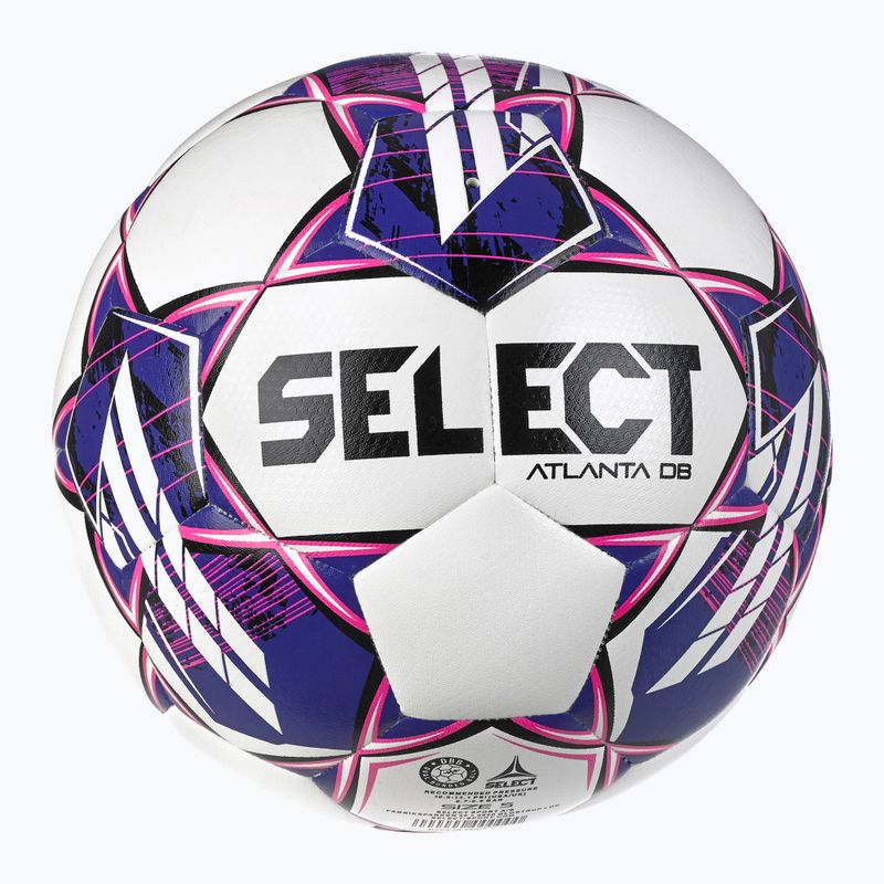 Palla da calcio bambini SELECT Atlanta DB v23 bianco / viola dimensioni 5