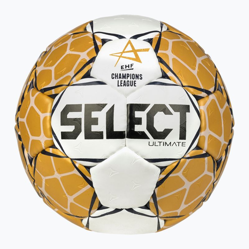 SELECT Ultimate LM v23 EHF Pallamano ufficiale bianco/oro taglia 3