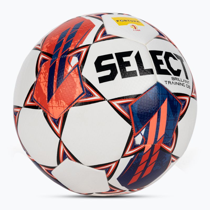 SELECT Brillant formazione Fortuna 1 campionato di calcio v23 bianco / rosso dimensioni 5 2