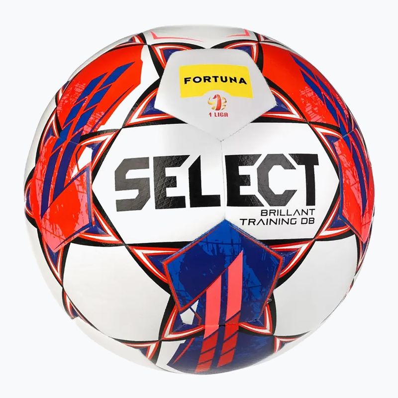 SELECT Brillant formazione Fortuna 1 campionato di calcio v23 bianco / rosso dimensioni 5 4