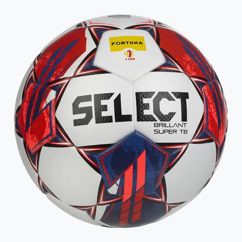 SELECT Brillant Super TB Fortuna 1 Lega calcio v23 bianco / rosso dimensioni 5