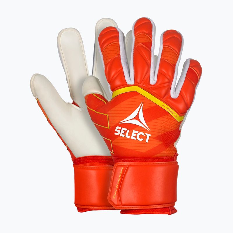 SELECT 34 Protection v24 arancione/bianco guanti da portiere per bambini