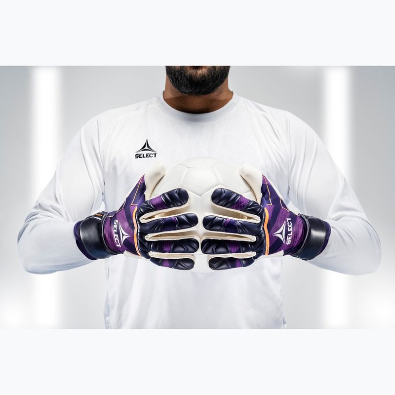 Guanti da portiere SELECT 88 Pro Grip v24 viola/bianco 6