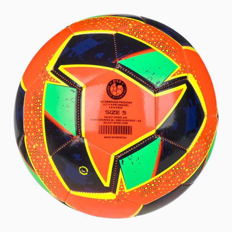 Palla da calcio SELECT Classic v24 arancione / verde dimensioni 5 2