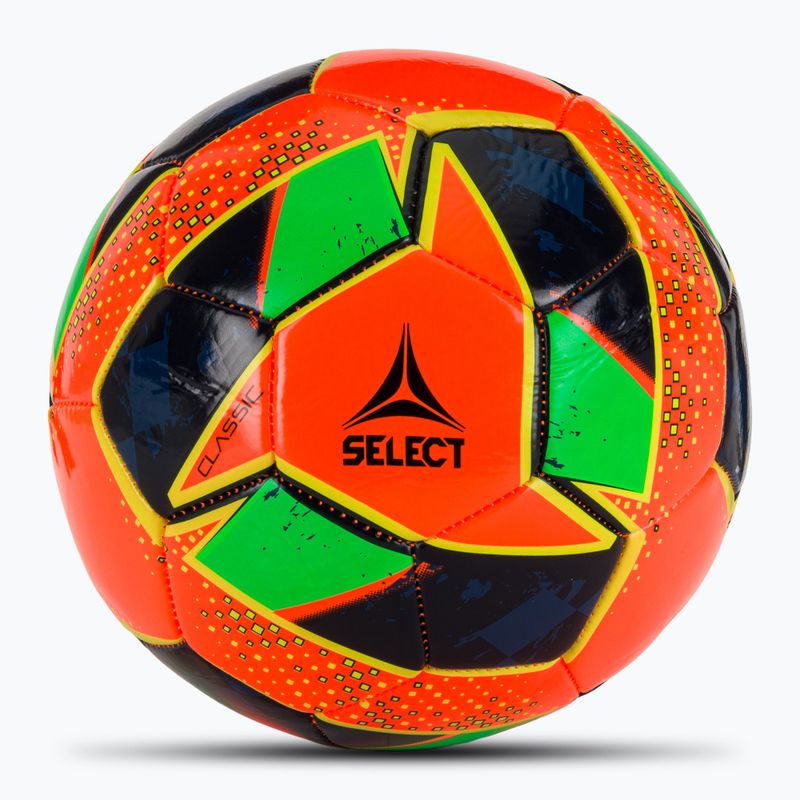 Palla da calcio SELECT Classic v24 arancione / verde dimensioni 4