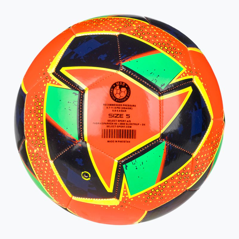 Palla da calcio SELECT Classic v24 arancione / verde dimensioni 4 2