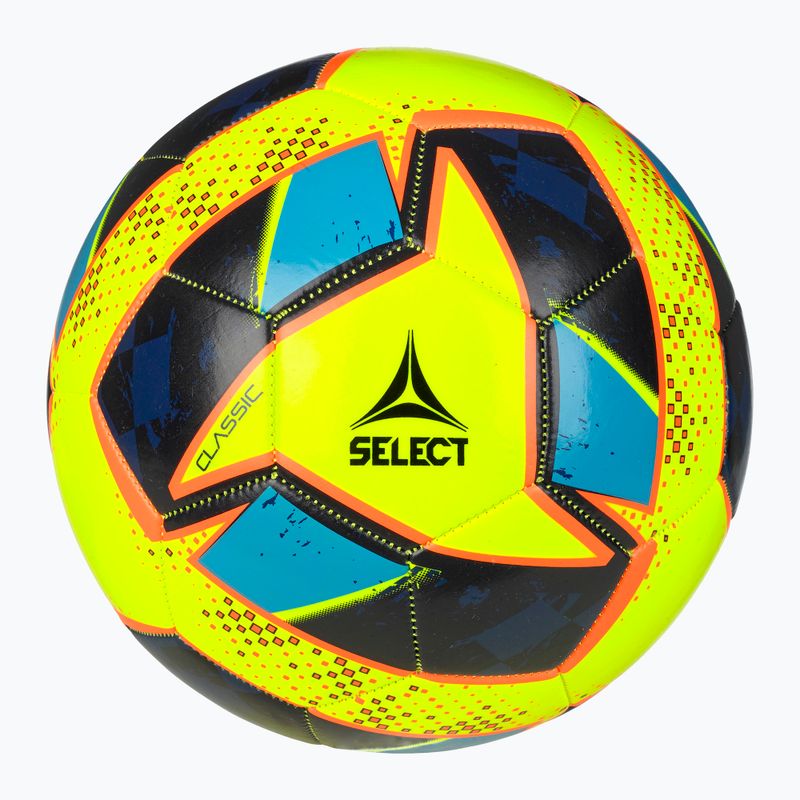 Palla da calcio SELECT Classic v24 giallo / blu dimensioni 4