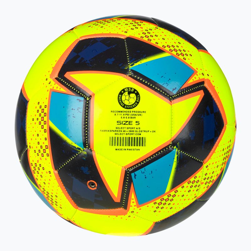 Palla da calcio SELECT Classic v24 giallo / blu dimensioni 5 2