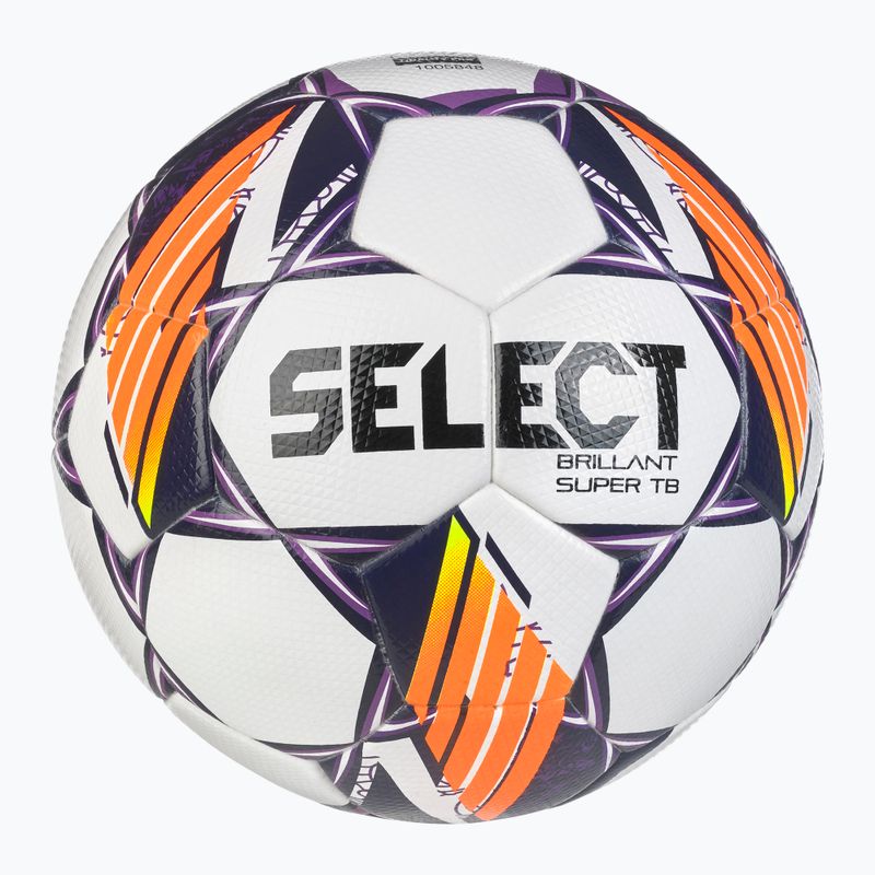 Palla da calcio SELECT Brillant Super TB v24 bianco / viola dimensioni 5