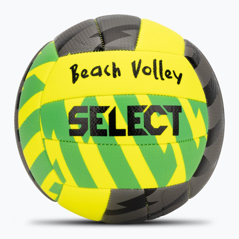 Palla da Beach Volley SELECT Beach Volley v24 giallo/nero taglia 5