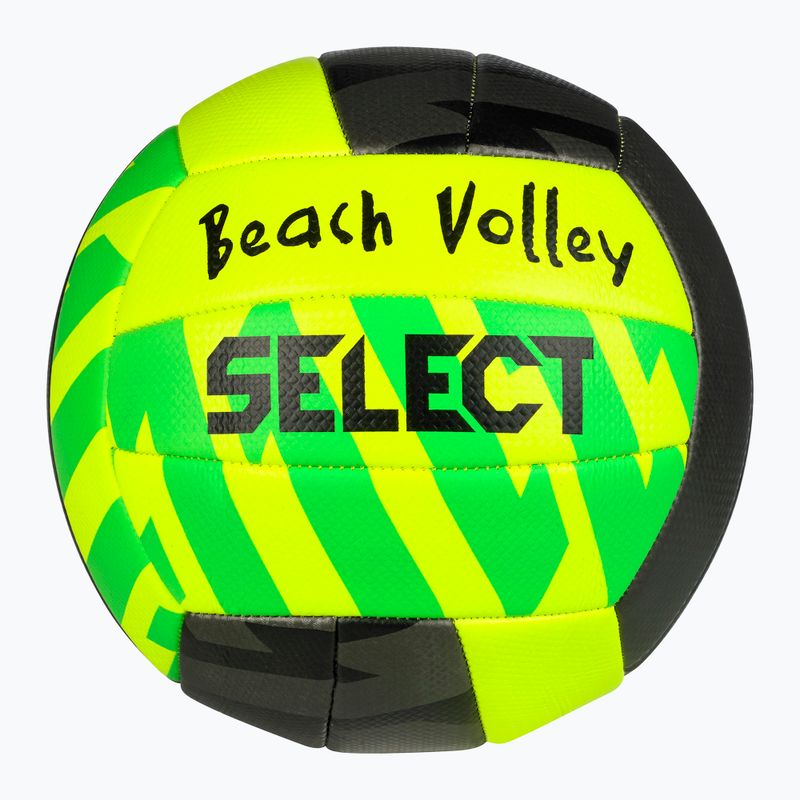 Palla da Beach Volley SELECT Beach Volley v24 giallo/nero taglia 5