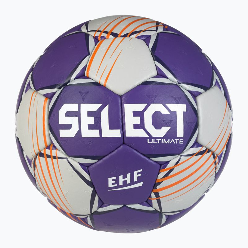 SELECT Ultimate v24 Pallamano ufficiale EHF grigio/viola taglia 2