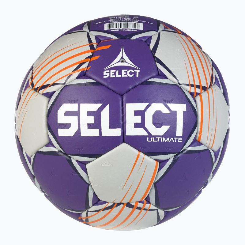 SELECT Ultimate v24 Pallamano ufficiale EHF grigio/viola taglia 2 2