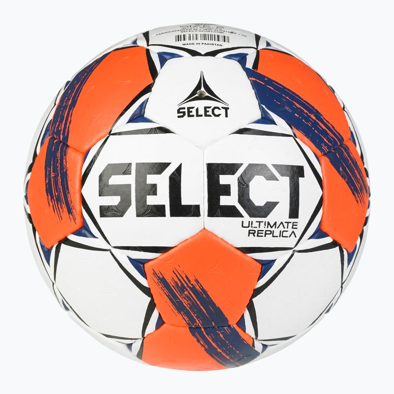 Pallone da pallamano SELECT Replica EHF European League V2 white/red taglia 2