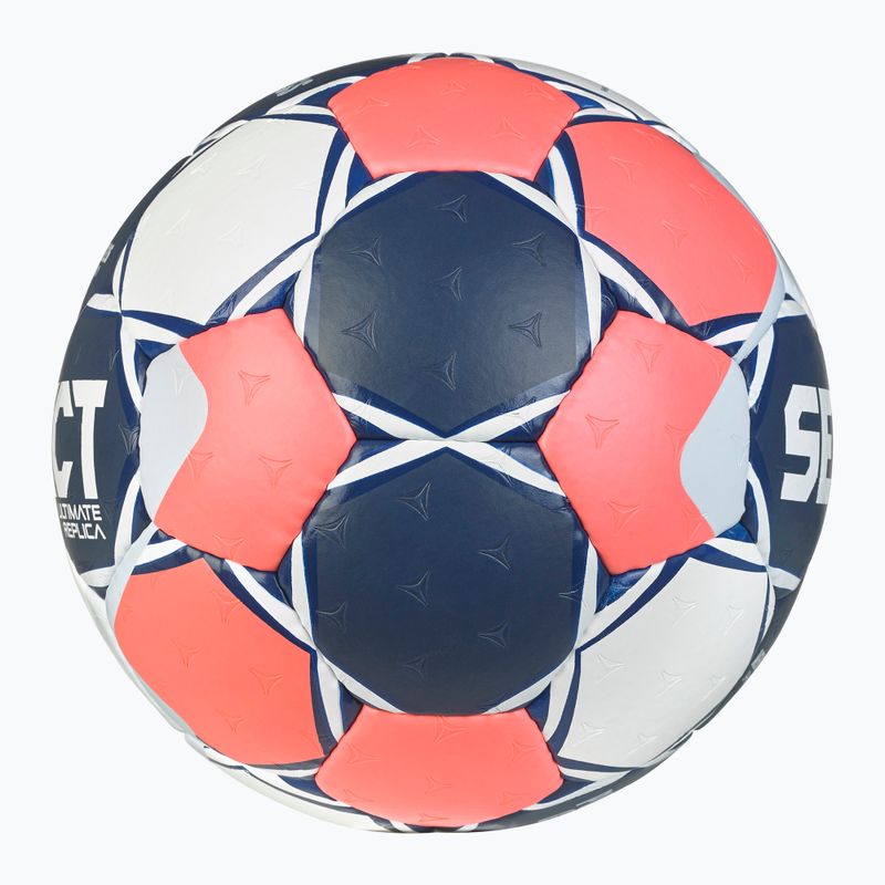 Pallone da pallamano SELECT Ultimate Euro Men v26 Replica white/red/black misura 1 3