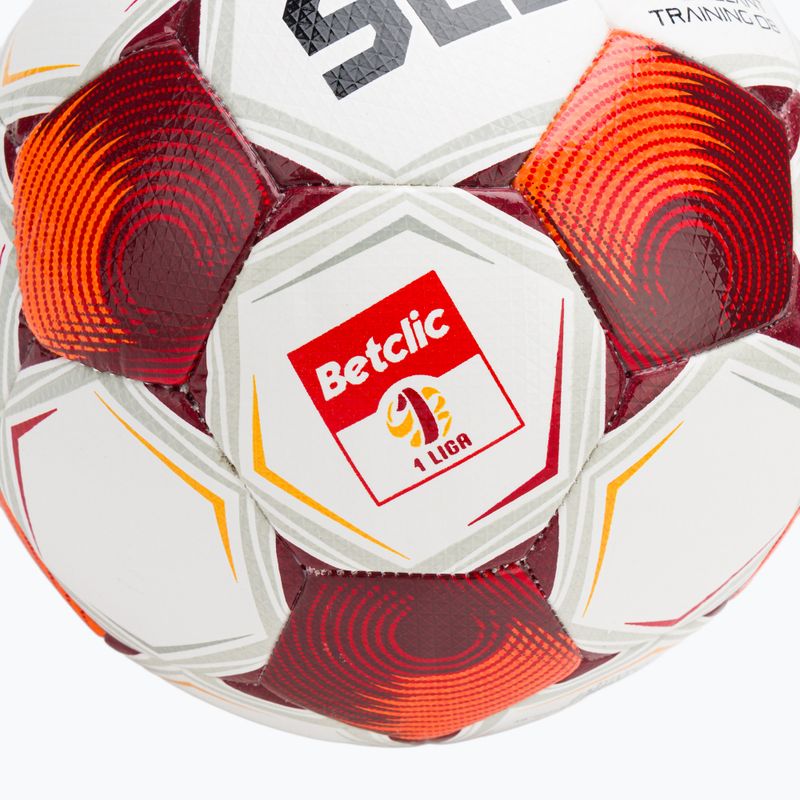 Pallone da calcio SELECT Brillant Training Betclic v25 white/red taglia 4 3