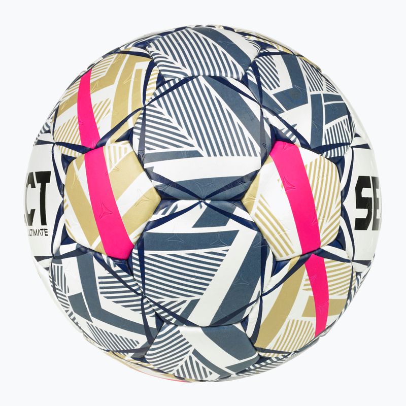 Palla da pallamano SELECT Ultimate EHF Champios League LM V26 Replica rozmiar 2 white/red 3