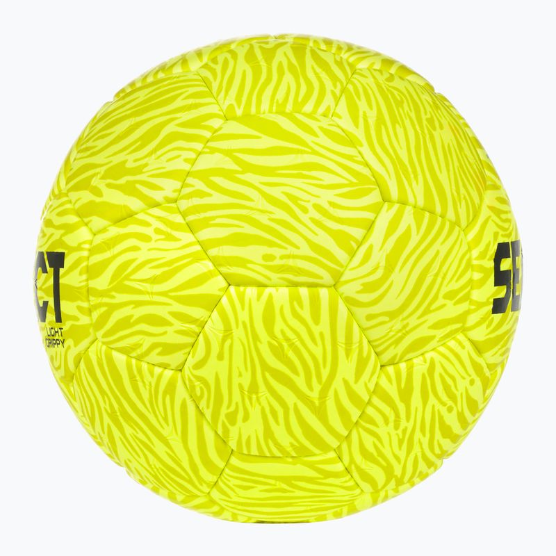 Palla da pallamano SELECT Light Grippy EHF DB V26 size 0 yellow 3