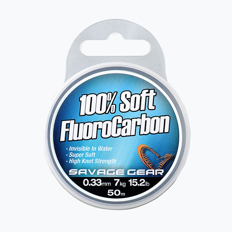 Savage Gear Lenza in fluorocarbonio Soft 35 m trasparente