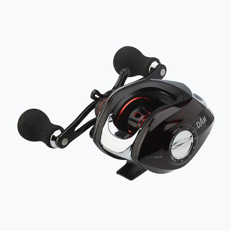 Mulinello moltiplicatore DAM Quick 2 BC nero/rosso 5