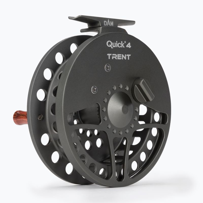 Mulinello da mosca DAM Quick 4 Trent Centrepin 2BB argento 2