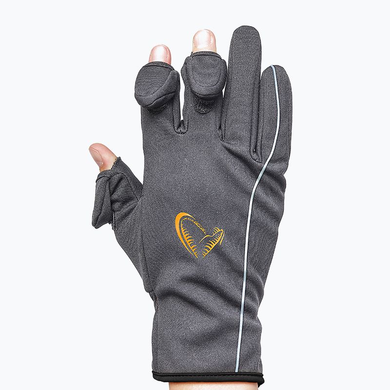 Guanto da pesca Savage Gear Softshell grigio 8