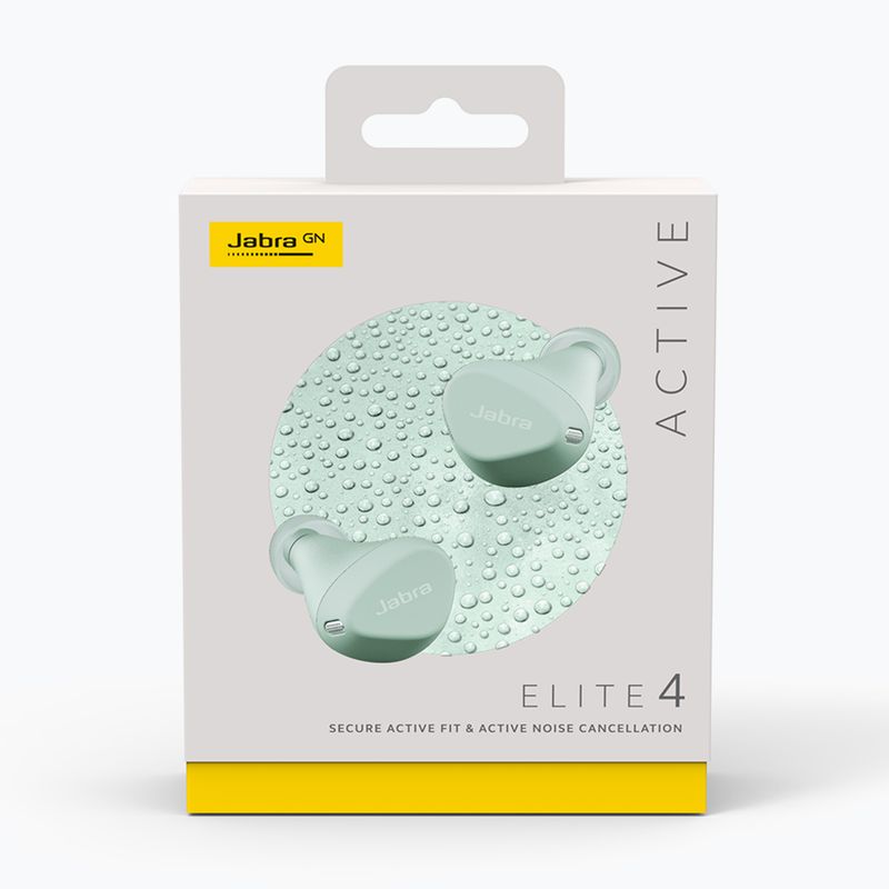 Cuffie wireless Jabra Elite 4 Active menta chiara 5