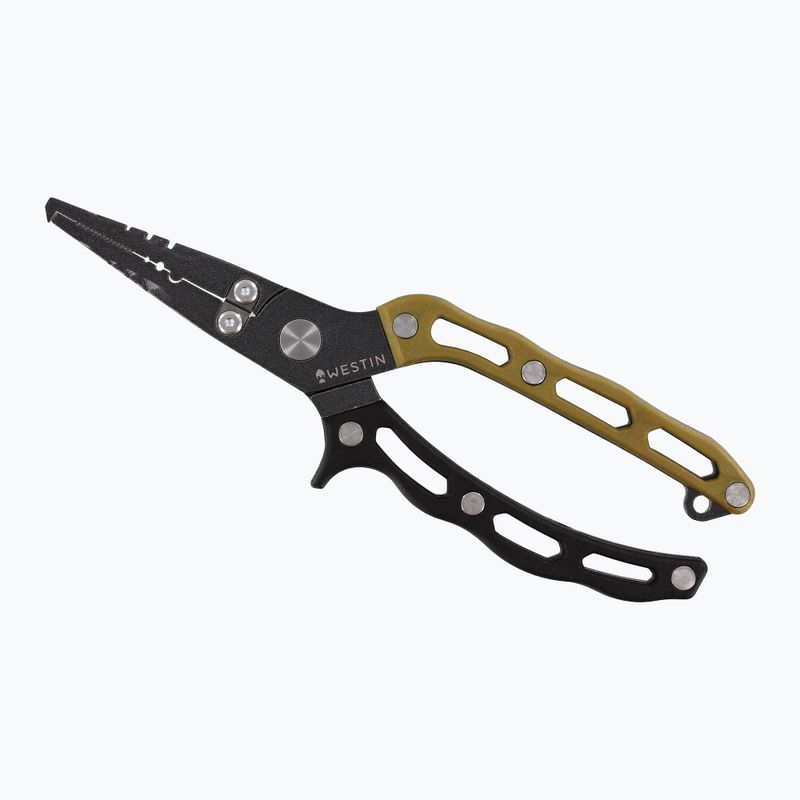 Pinze Westin per anelli spaccati 18 cm nero/sabbia pinze da pesca
