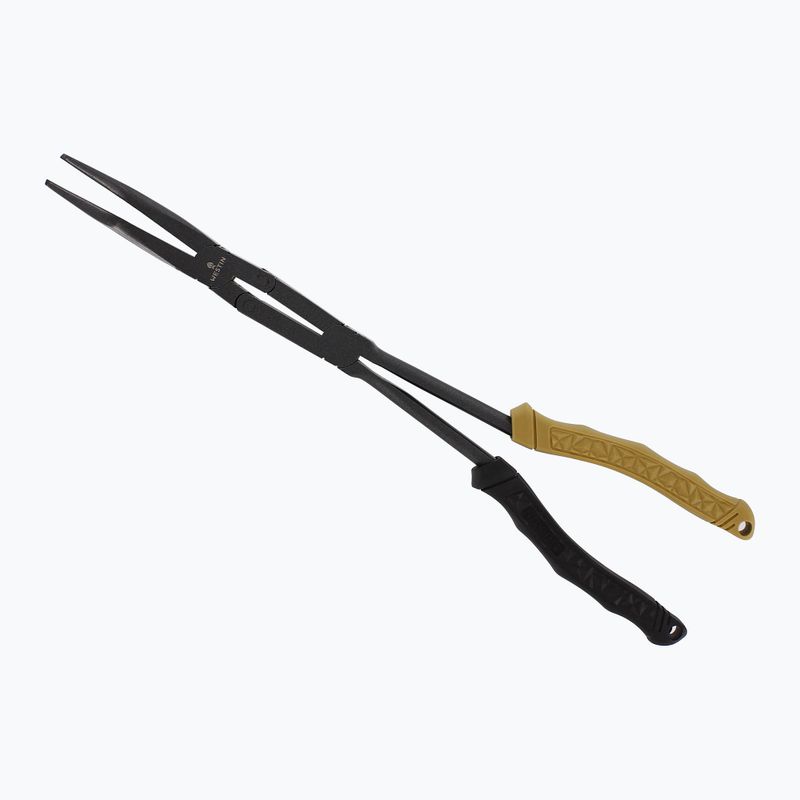 Pinze Westin a doppio snodo per sgancio 34 cm nero/sabbia per la pesca