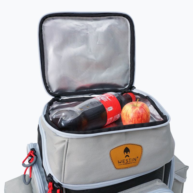 Zaino da pesca Westin W3 Plus (2 scatole) grigio/nero 10