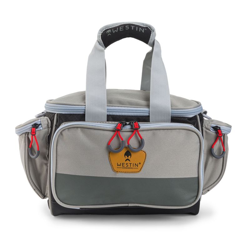 Borsa da pesca Westin W3 Lure Loader (4 scatole) S grigio/nero