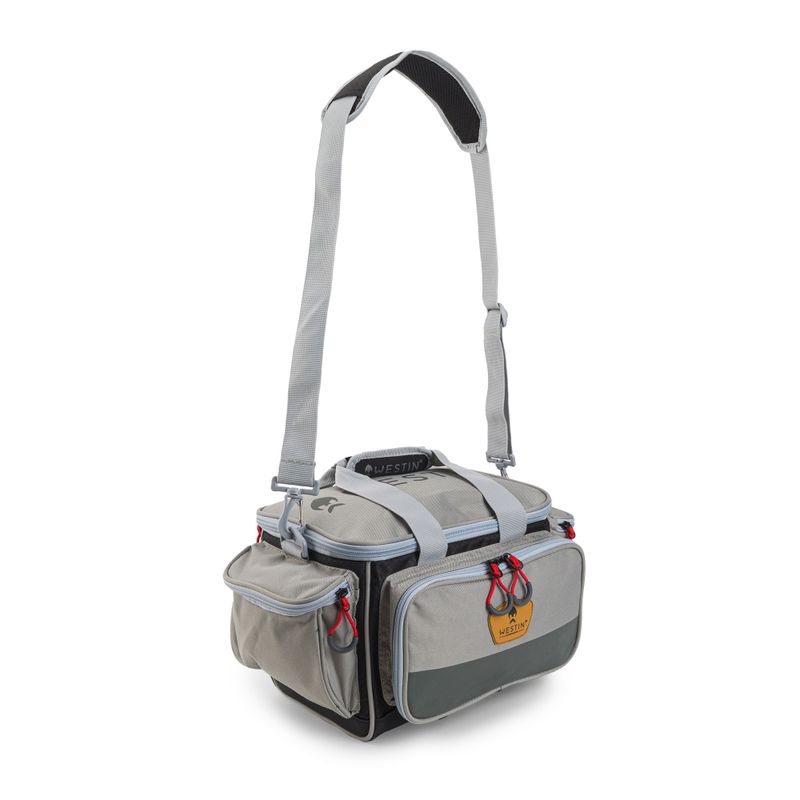 Borsa da pesca Westin W3 Lure Loader (4 scatole) S grigio/nero 3