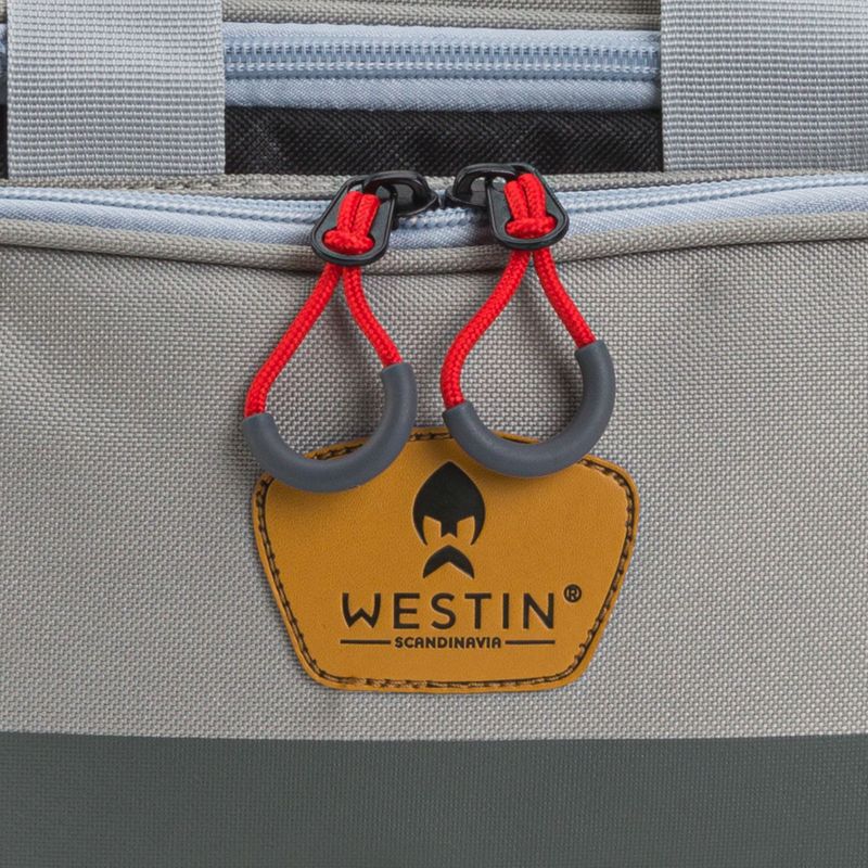 Borsa da pesca Westin W3 Lure Loader (4 scatole) S grigio/nero 5