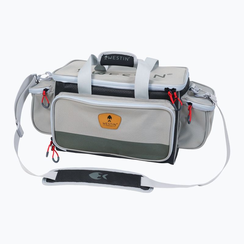 Borsa da pesca Westin W3 Lure Loader (4 scatole) S grigio/nero 6