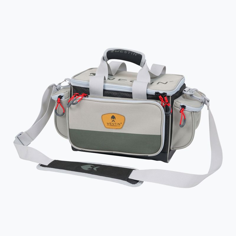 Borsa da pesca Westin W3 Lure Loader (4 scatole) S grigio/nero 8