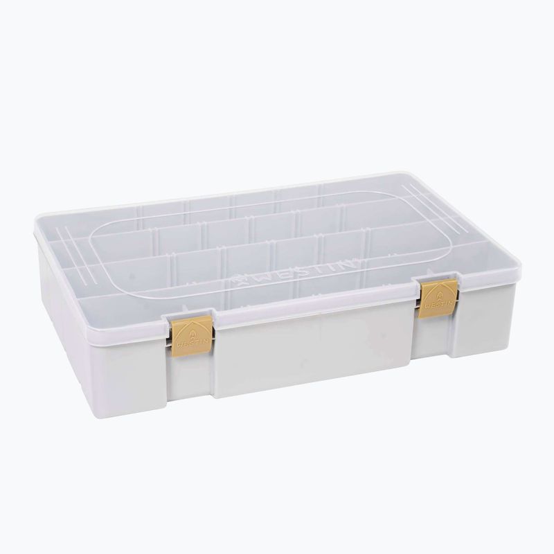 Westin W3 Tackle Box 36 x 22,5 x 8 cm grigio/chiaro