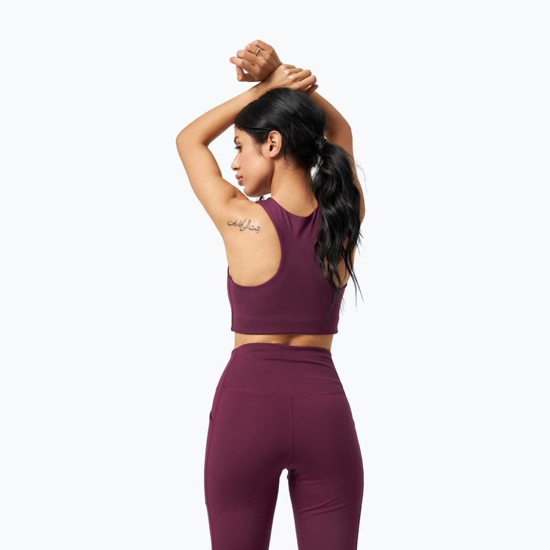 Leggings da allenamento Girlfriend Collective da donna Pocket plum 5