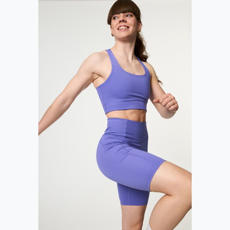 Pantaloncini da allenamento Girlfriend Collective Compressive wild iris da donna 5