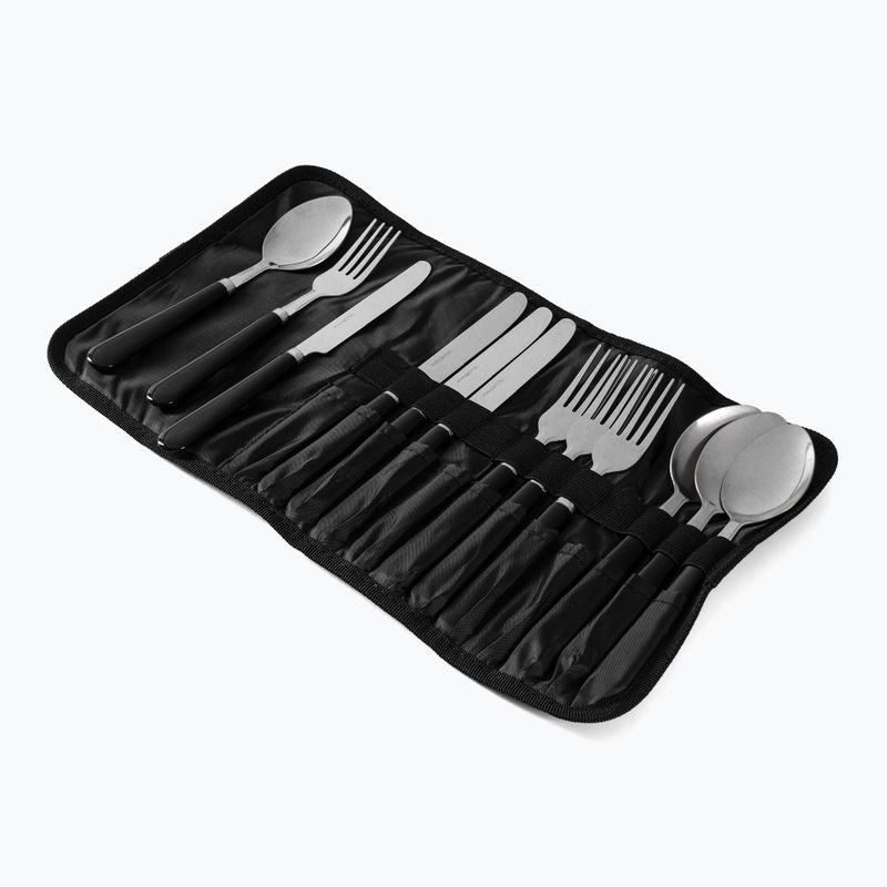 Easy Camp Family Cutlery Set di posate da escursione per 4 persone in argento 580034 2